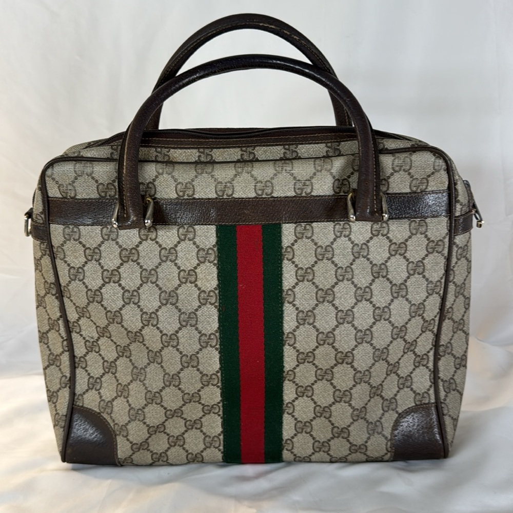 Vintage Gucci Purse or iPad Briefcase - Picture 2 of 6